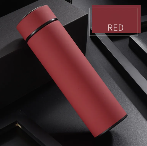 Smart Temperature Water Bottle — Stainless Steel Insulated 450ml with LED Display
