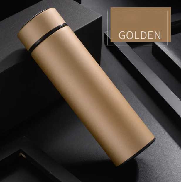 Smart Temperature Water Bottle — Stainless Steel Insulated 450ml with LED Display