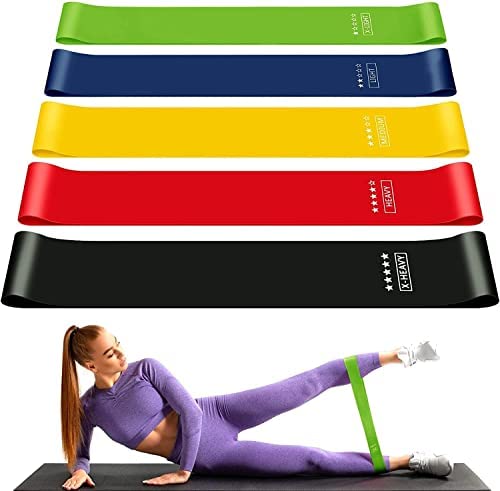 Resistance Bands Set — 5 Levels for Home Workout & Yoga