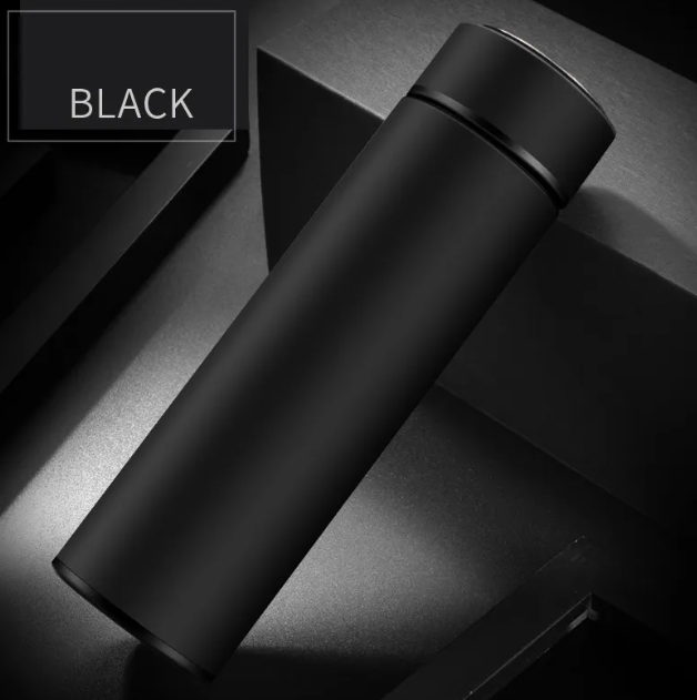 Smart Temperature Water Bottle — Stainless Steel Insulated 450ml with LED Display