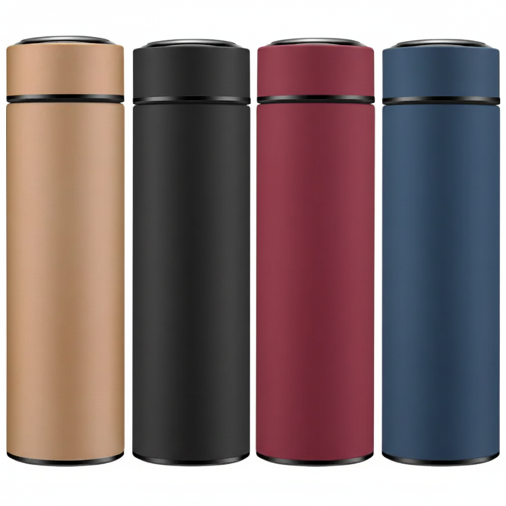 Smart Temperature Water Bottle — Stainless Steel Insulated 450ml with LED Display