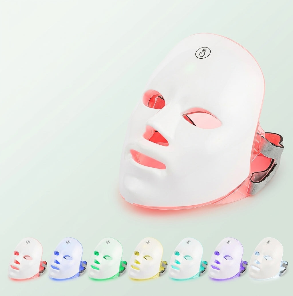 LED Face & Neck Mask — 7 Colors, Cordless