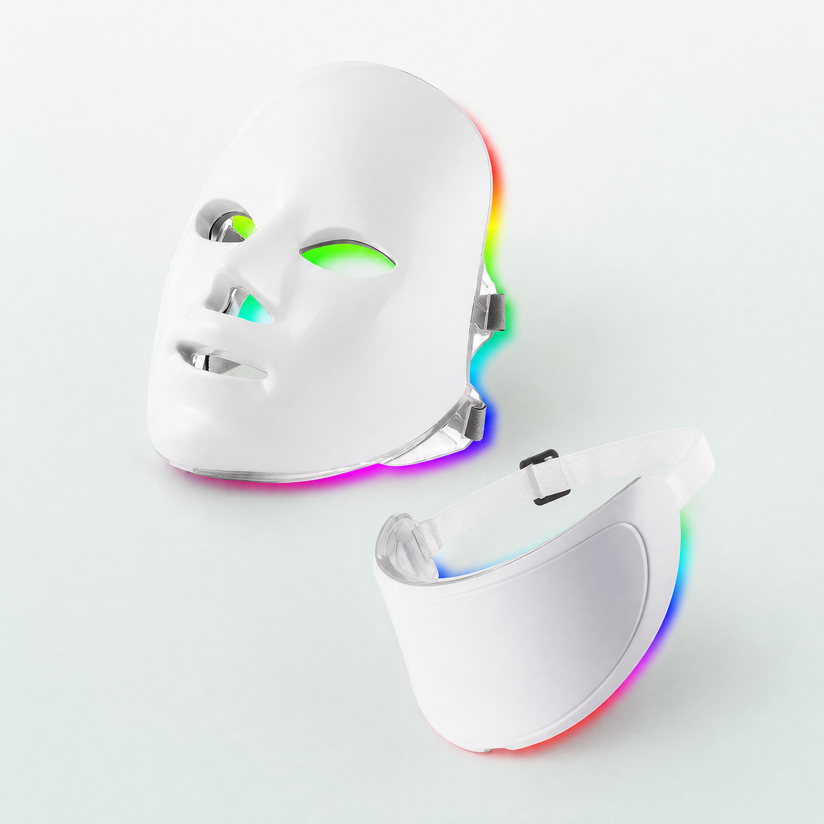 LED Face & Neck Mask — 7 Colors, Cordless