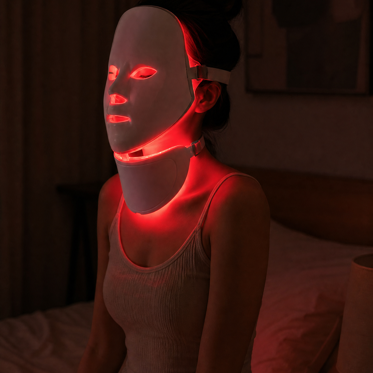 LED Face & Neck Mask — 7 Colors, Cordless