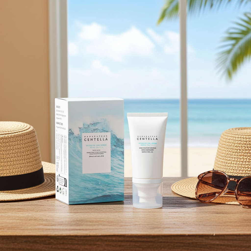 Korean Centella SPF50+ Sunscreen — Lightweight, Brightening & Hydrating 50ml