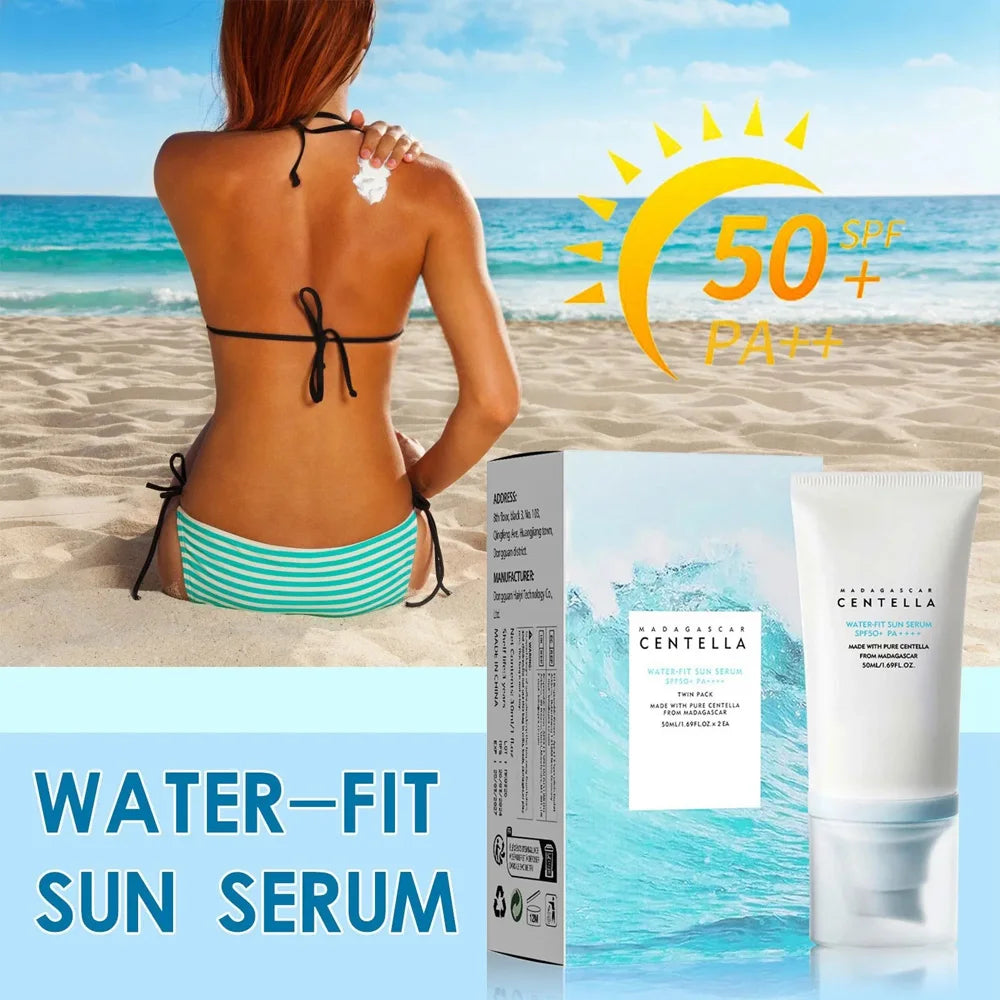 Korean Centella SPF50+ Sunscreen — Lightweight, Brightening & Hydrating 50ml