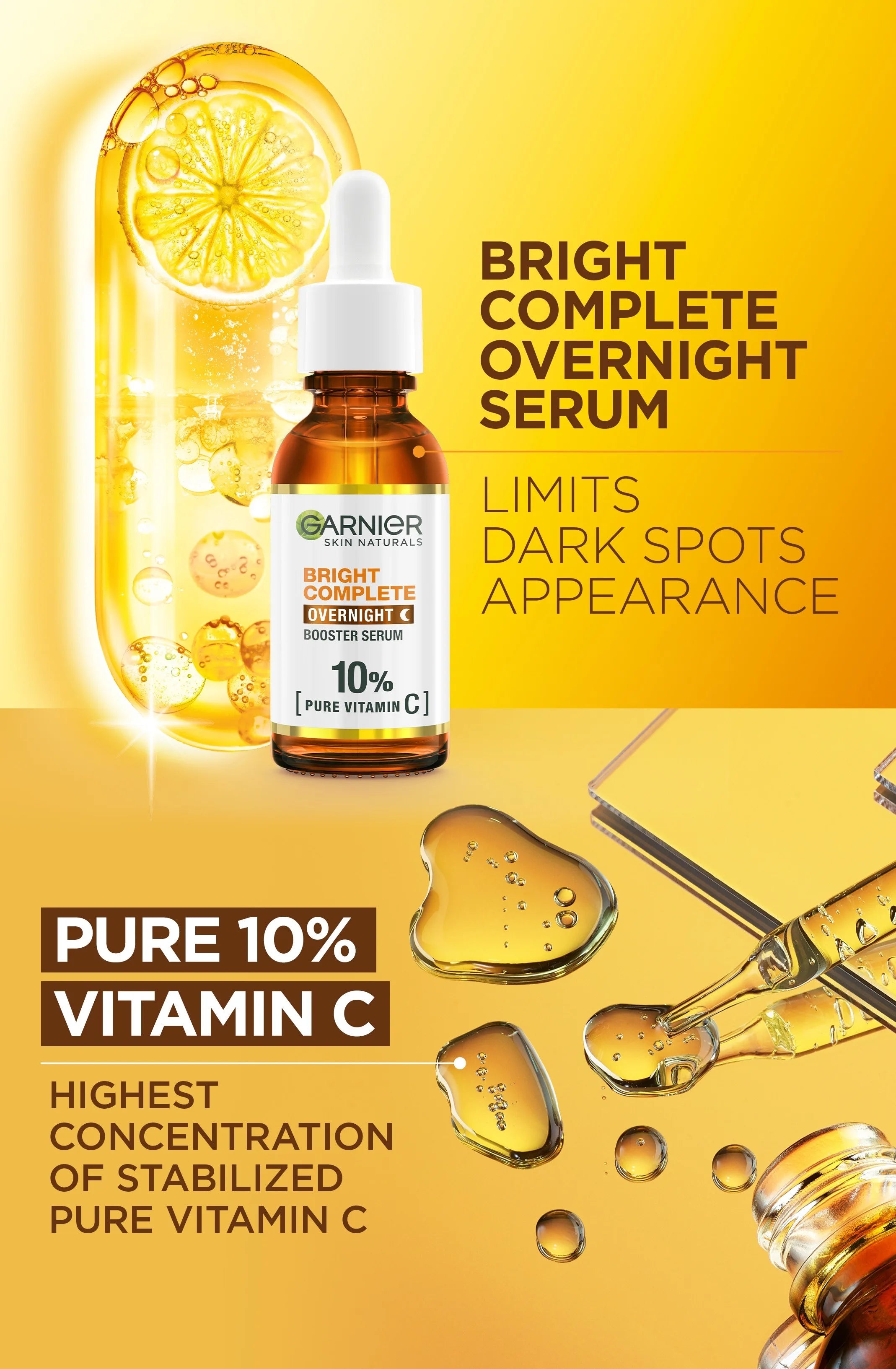 Vitamin C Brightening Serum — 10% Pure Vitamin C, Pore Minimizer & Glow Booster