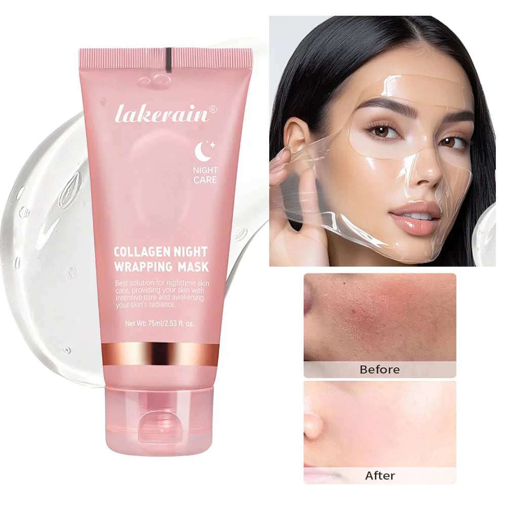 Korean Collagen Night Wrapping Mask — Single Piece, Choose Your Formula