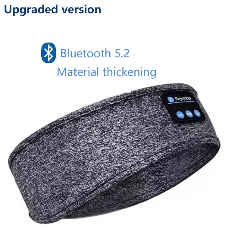 Bluetooth Sleep Headband — Wireless Music Eye Mask, 10H Battery