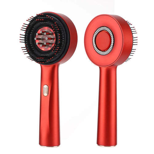 Infrared Scalp Massager Comb — Red Light Hair Growth & Oil Applicator