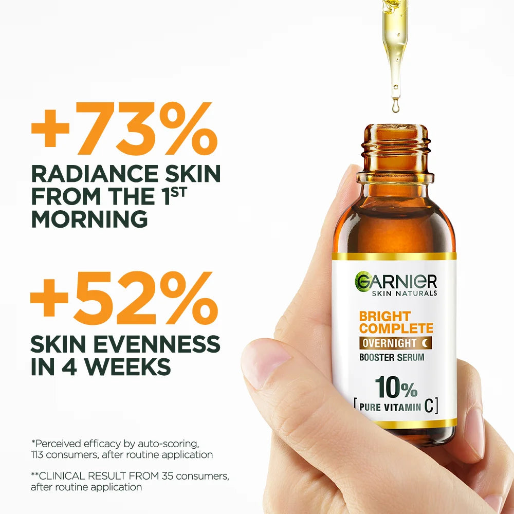 Vitamin C Brightening Serum — 10% Pure Vitamin C, Pore Minimizer & Glow Booster