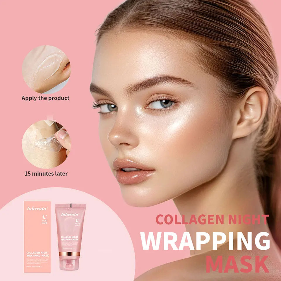 Korean Collagen Night Wrapping Mask — Single Piece, Choose Your Formula