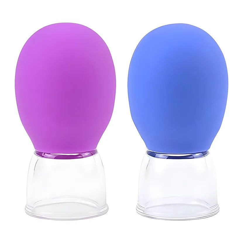 Silicone Cupping Massage Set — 5pcs, Face Body & Neck Anti-Aging