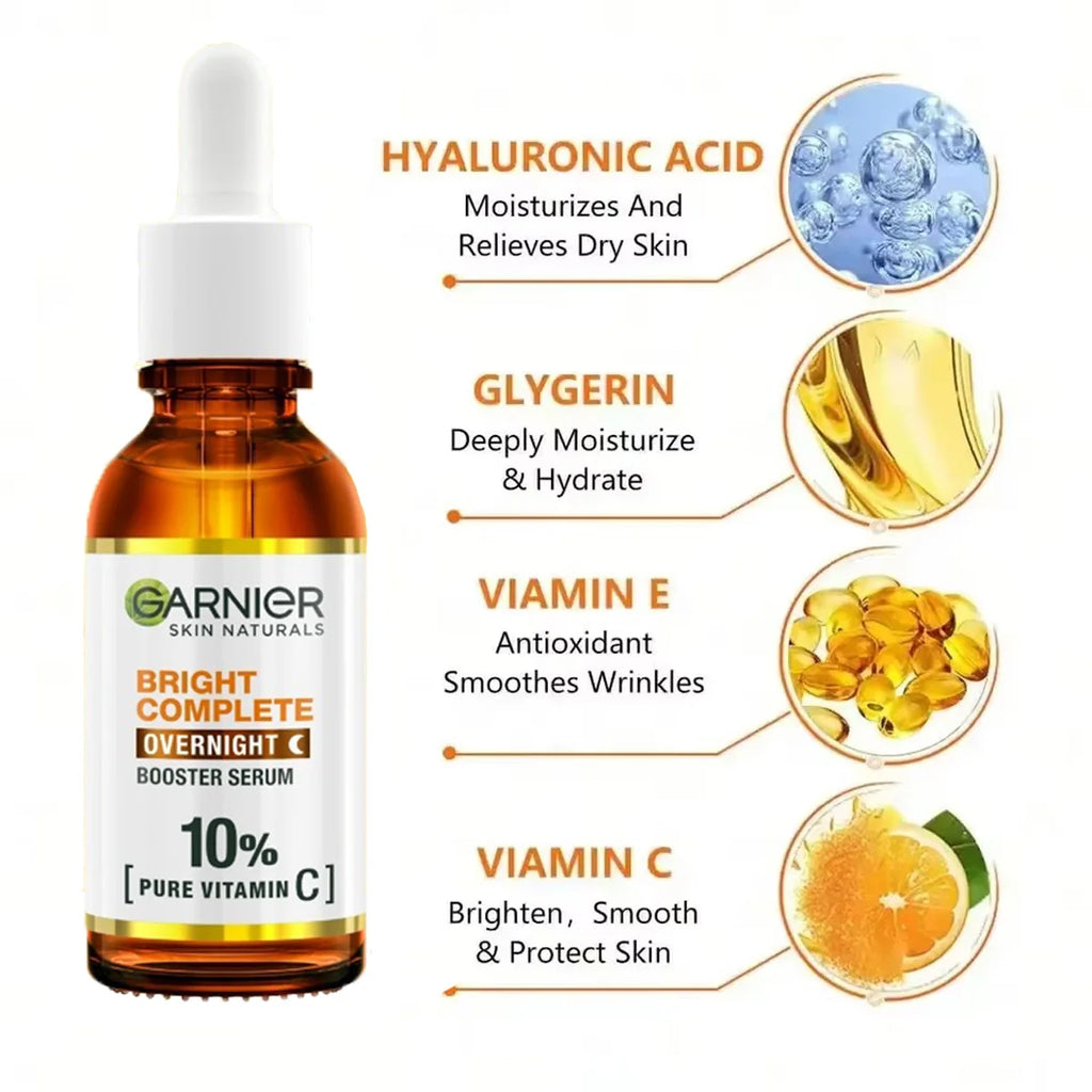Vitamin C Brightening Serum — 10% Pure Vitamin C, Pore Minimizer & Glow Booster