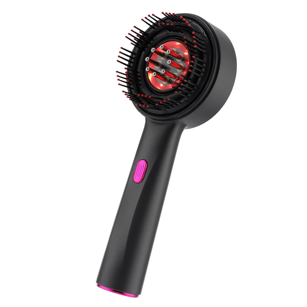 Infrared Scalp Massager Comb — Red Light Hair Growth & Oil Applicator