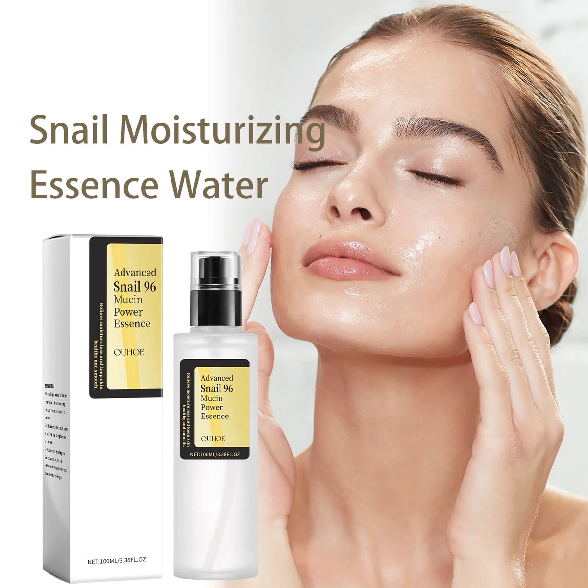 Snail Mucin 96% Essence — Deep Hydration, Glow Booster & Skin Repair