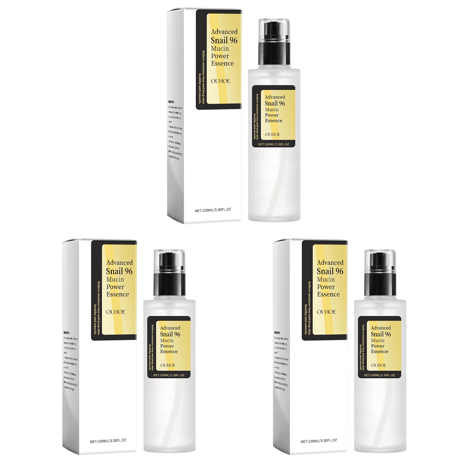 Snail Mucin 96% Essence — Deep Hydration, Glow Booster & Skin Repair