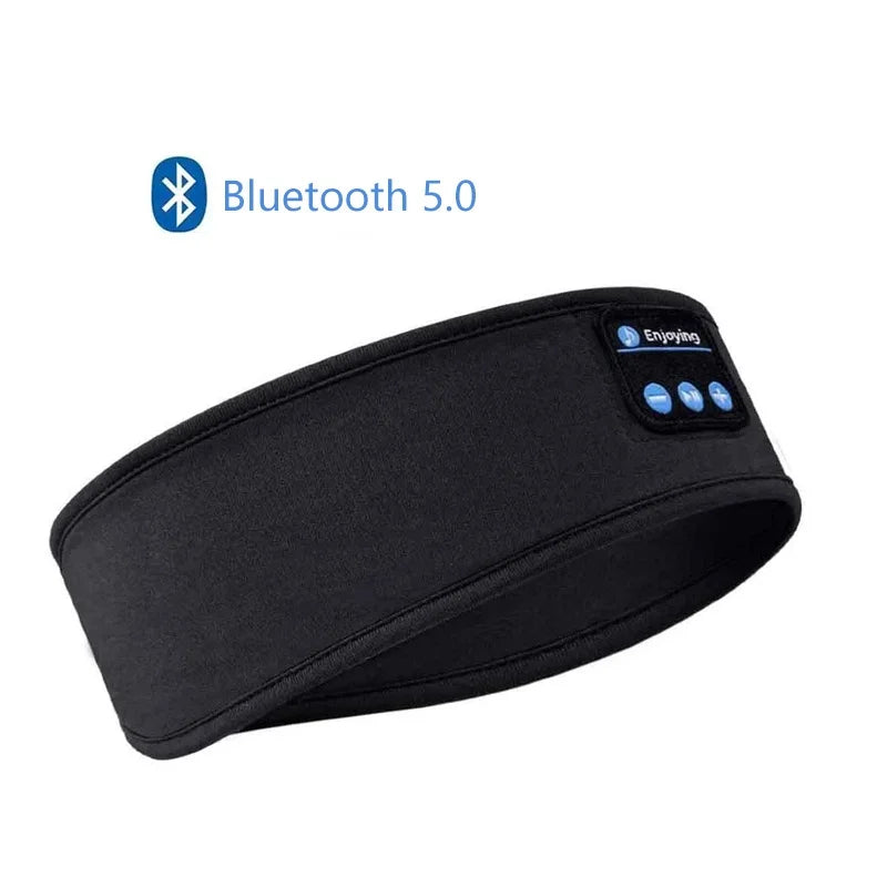 Bluetooth Sleep Headband — Wireless Music Eye Mask, 10H Battery