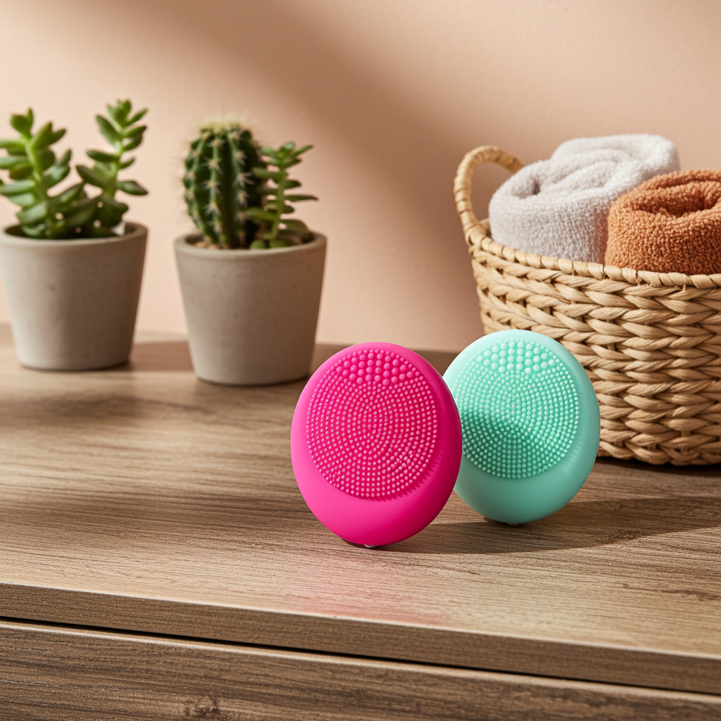 Brosse nettoyante visage en silicone — Nettoyage et exfoliation en profondeur des pores