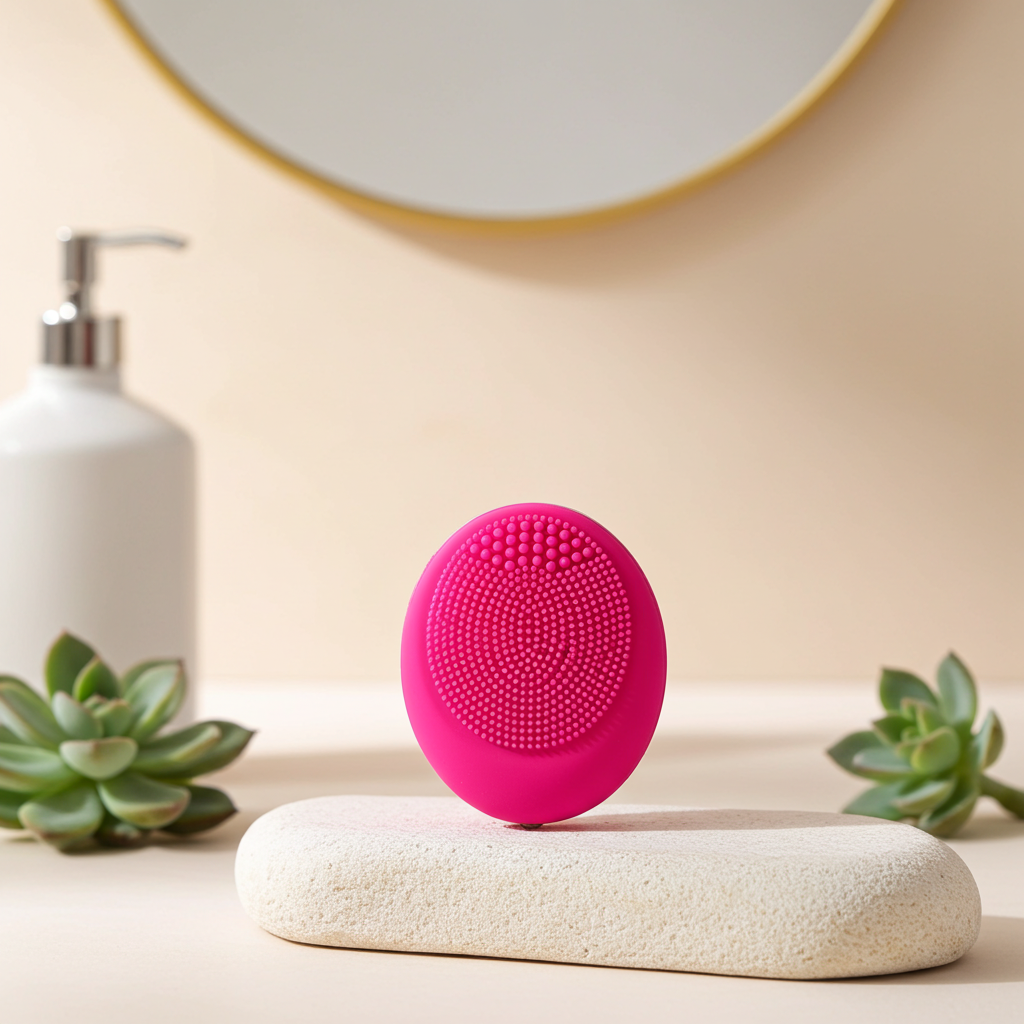 Brosse nettoyante visage en silicone — Nettoyage et exfoliation en profondeur des pores