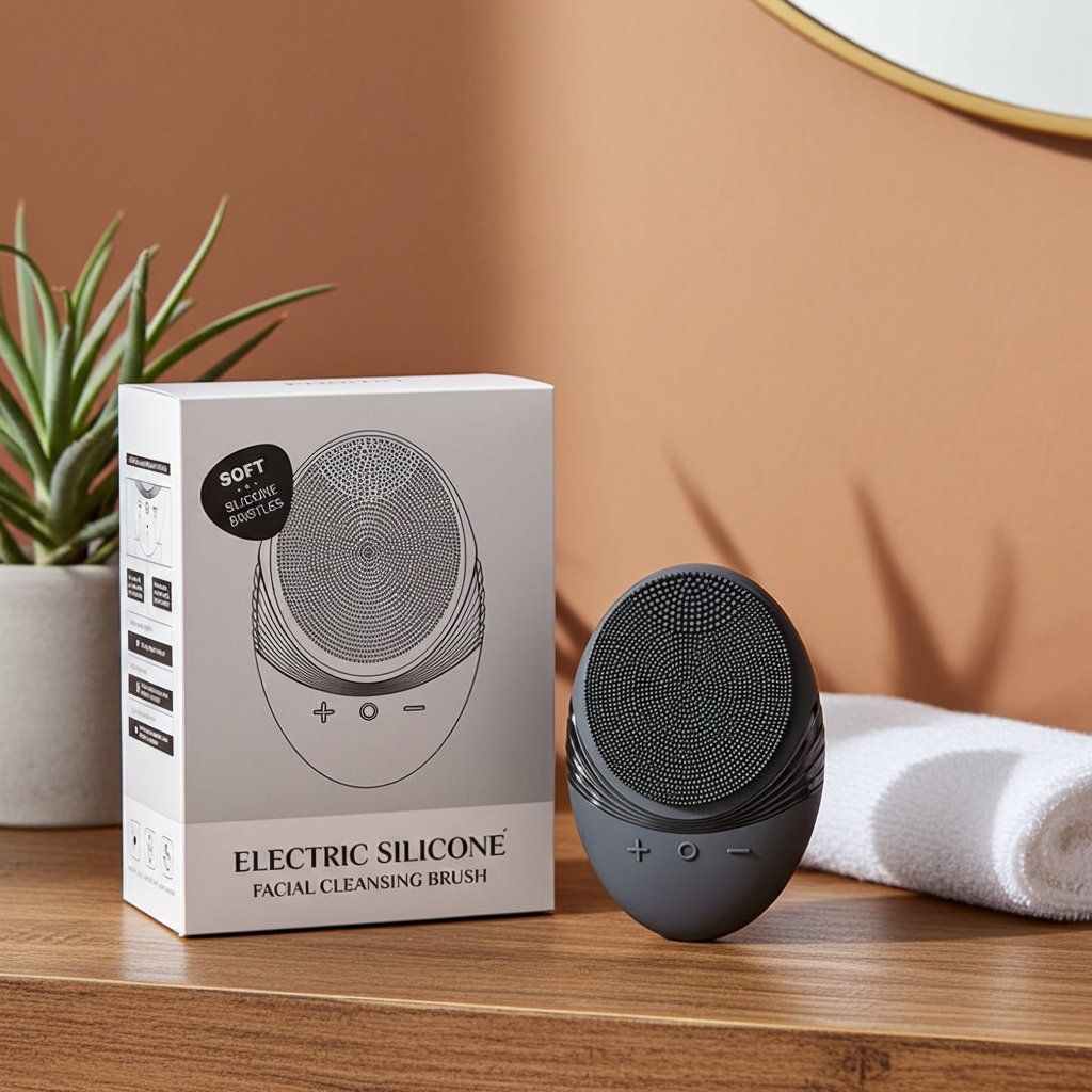 5-Speed Electric Facial Cleansing Brush — USB Rechargeable